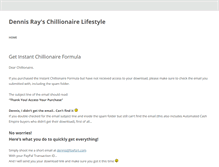 Tablet Screenshot of chillionaireformula.com